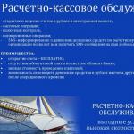 Usluge gotovinskog obračuna Sberbanke: tarife