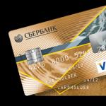 Šta je zlatna kartica Sberbanke, njene prednosti